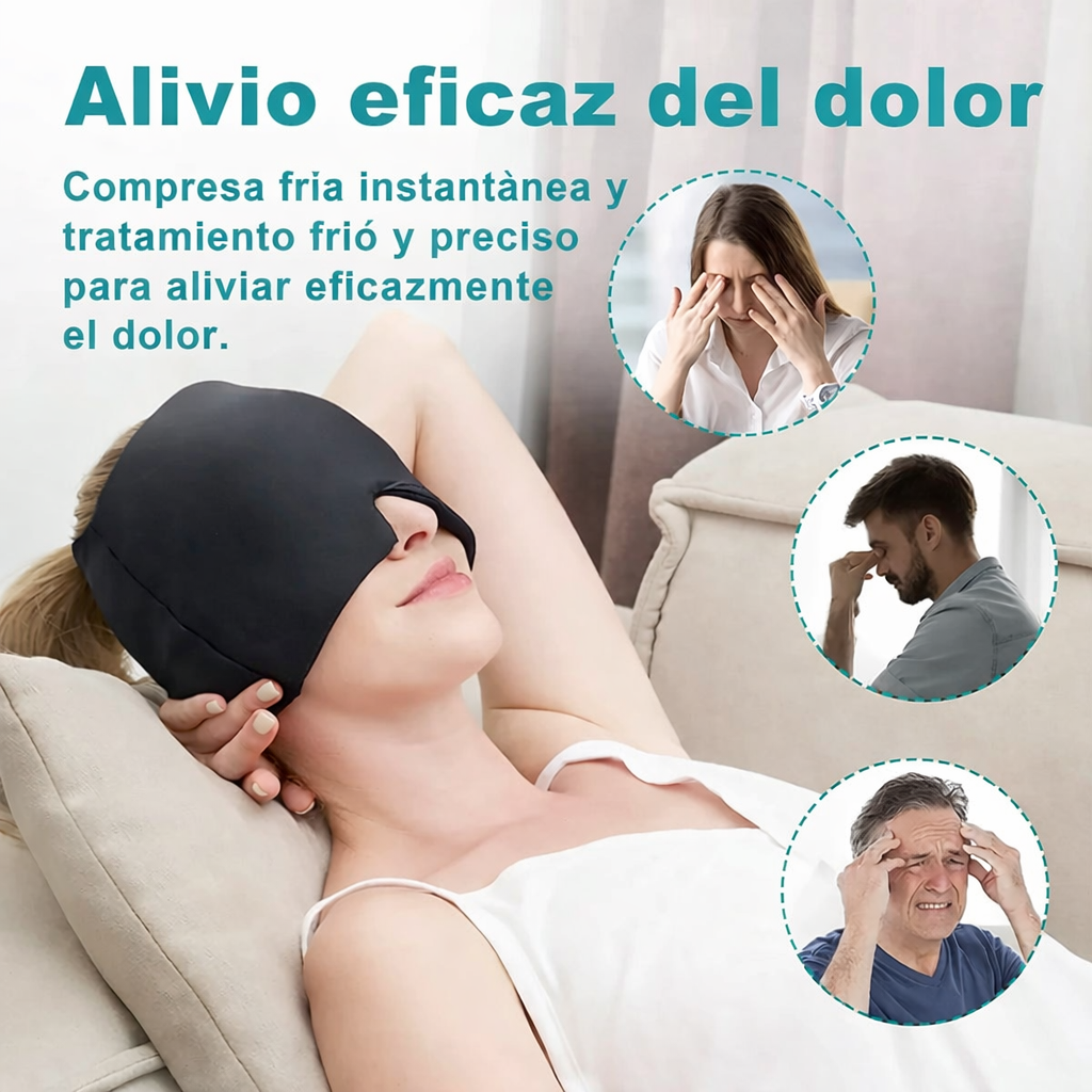 Gorro para aliviar el dolor de cabeza