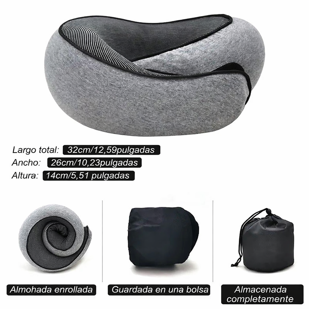 Almohada de viaje para el cuello