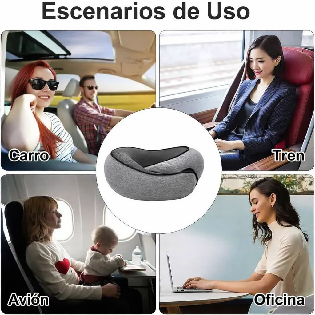 Almohada de viaje para el cuello