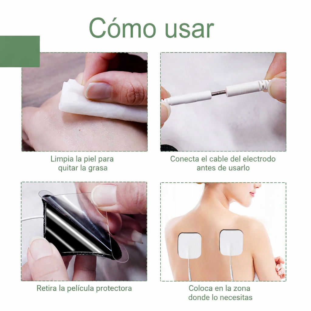 parches de electroestimulación muscular (EMS)