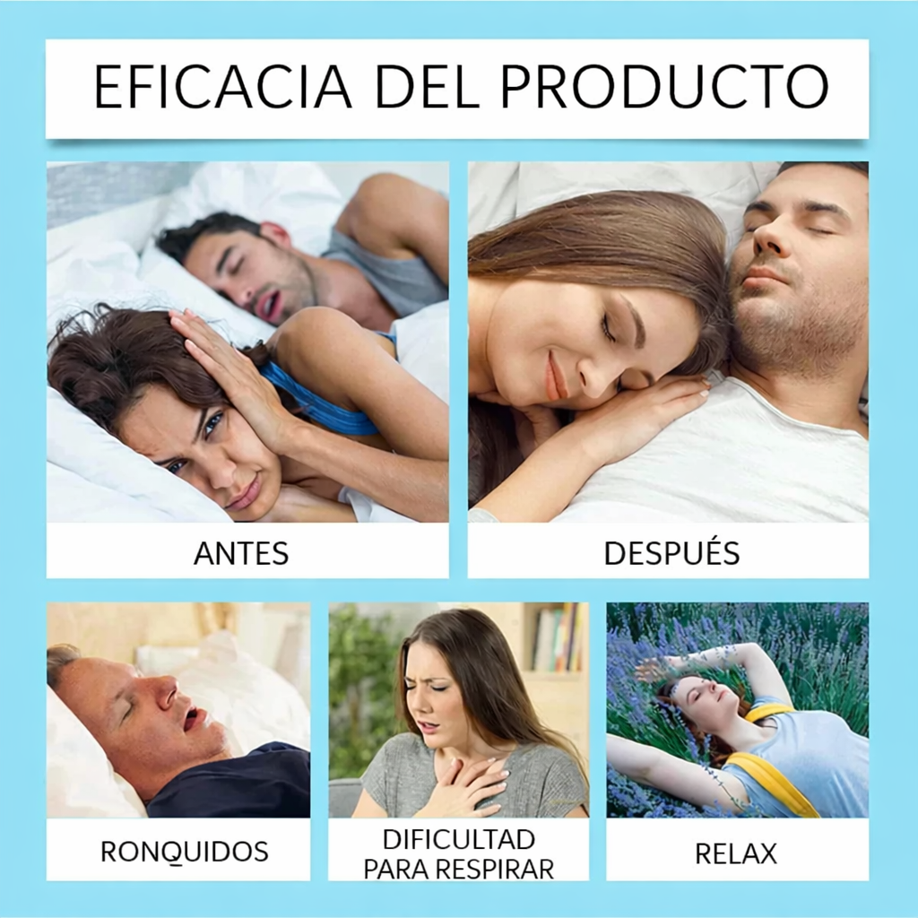 Tiras nasales magnéticas para aliviar los ronquidos