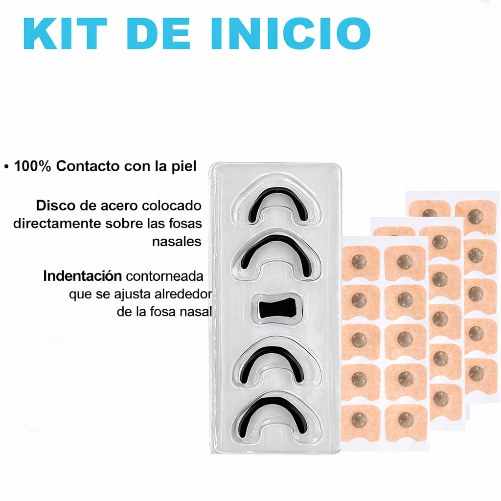 Tiras nasales magnéticas para aliviar los ronquidos