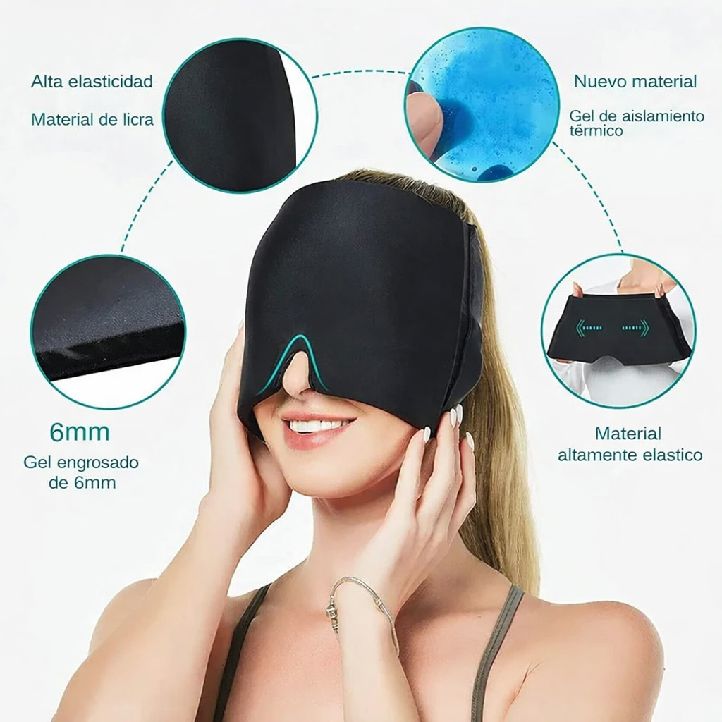Gorro para aliviar el dolor de cabeza