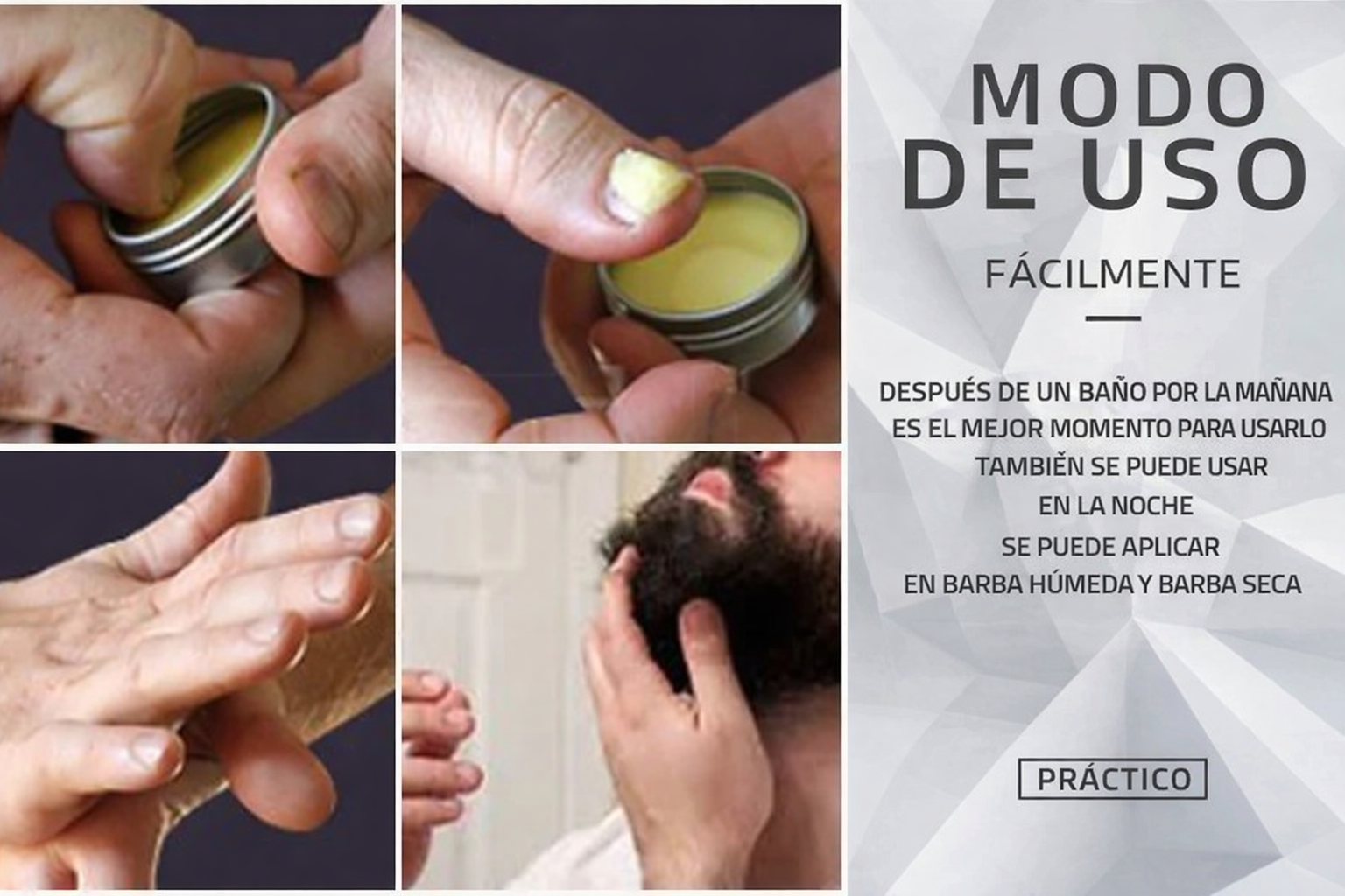 Bálsamo natural para barba